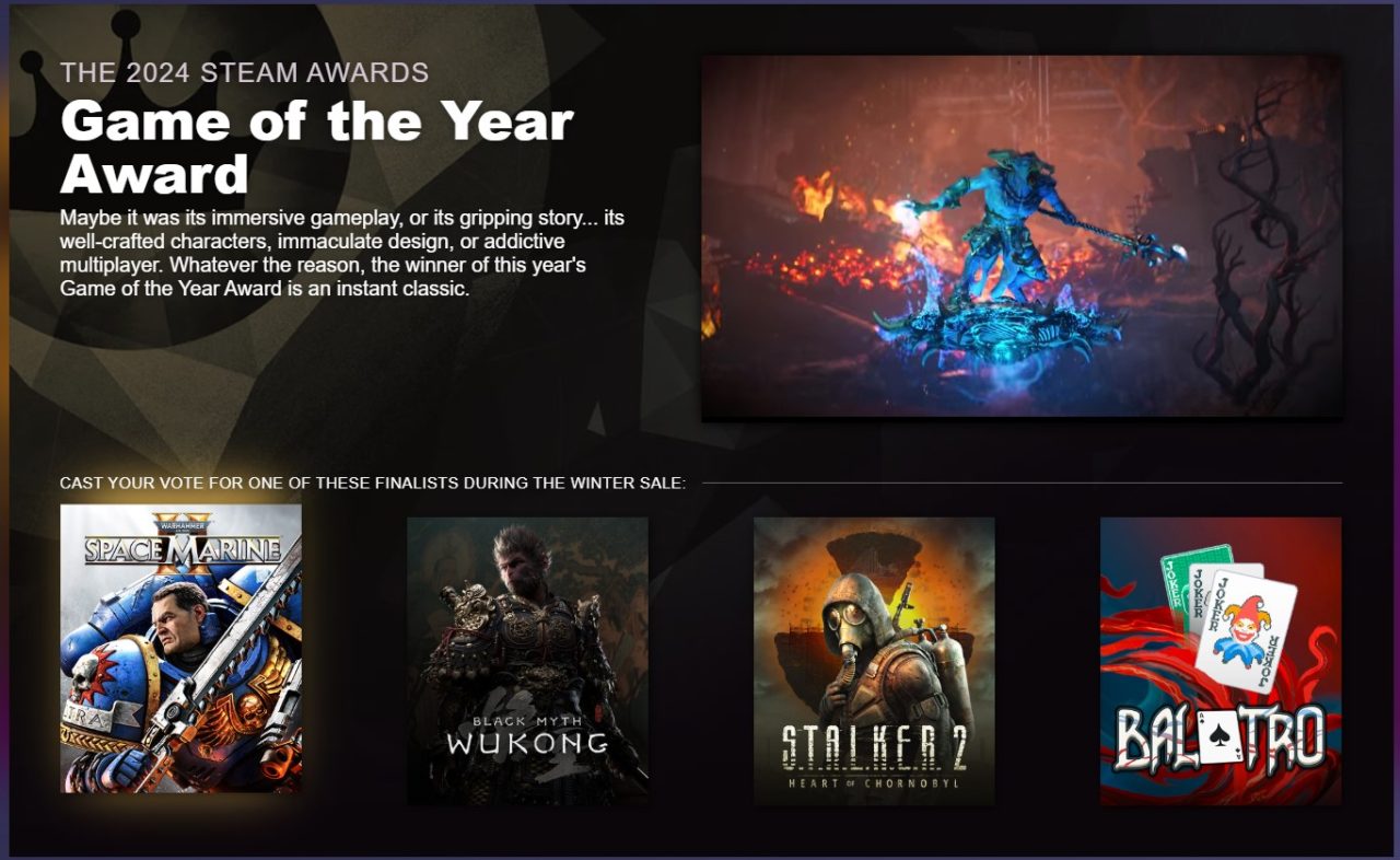 STALKER 2 Has Been Nominated For 3 Major Categories At The Steam Awards