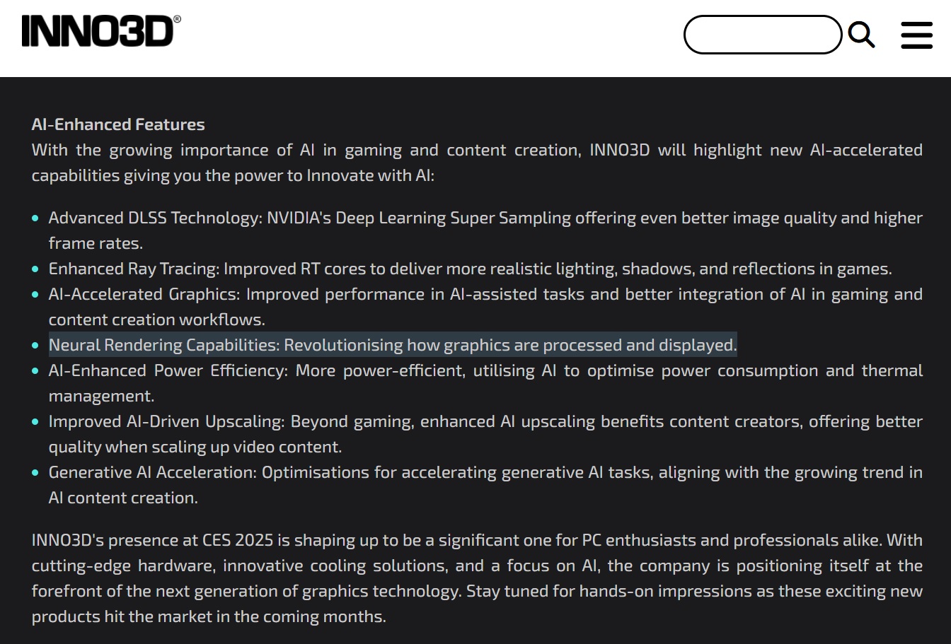 Nvidia RTX 50 Series Features Leaked