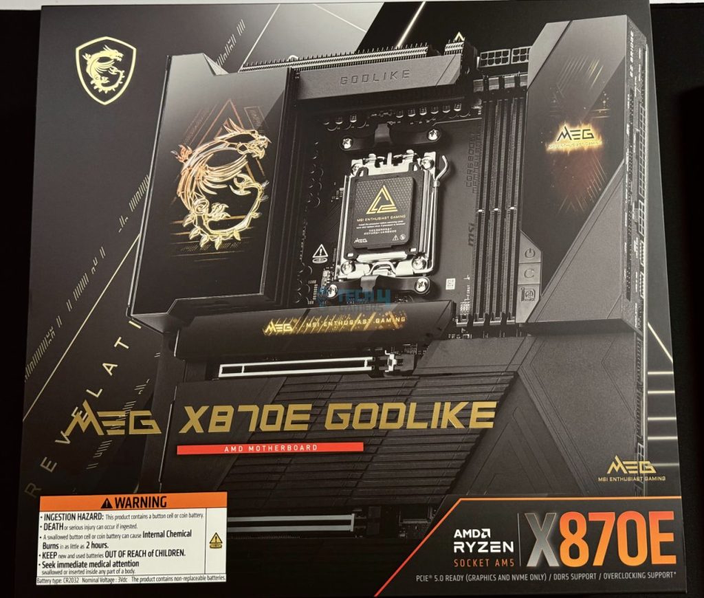 MSI MEG X870E GODLIKE - Box Front