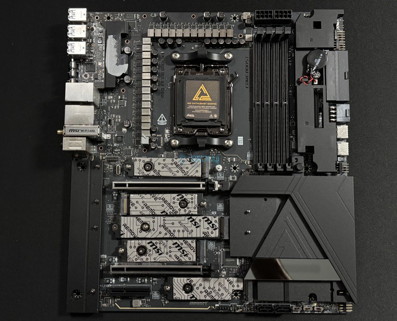 MSI MEG X870E GODLIKE Naked motherboard