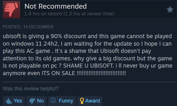 More Negative Reviews