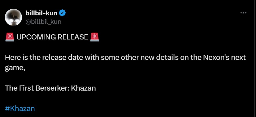 The First Berserker Khazan Release Date