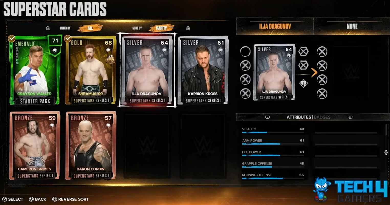 Superstar Cards In MyFaction