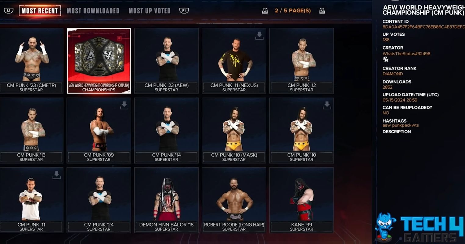 Community Creations In WWE 2K24