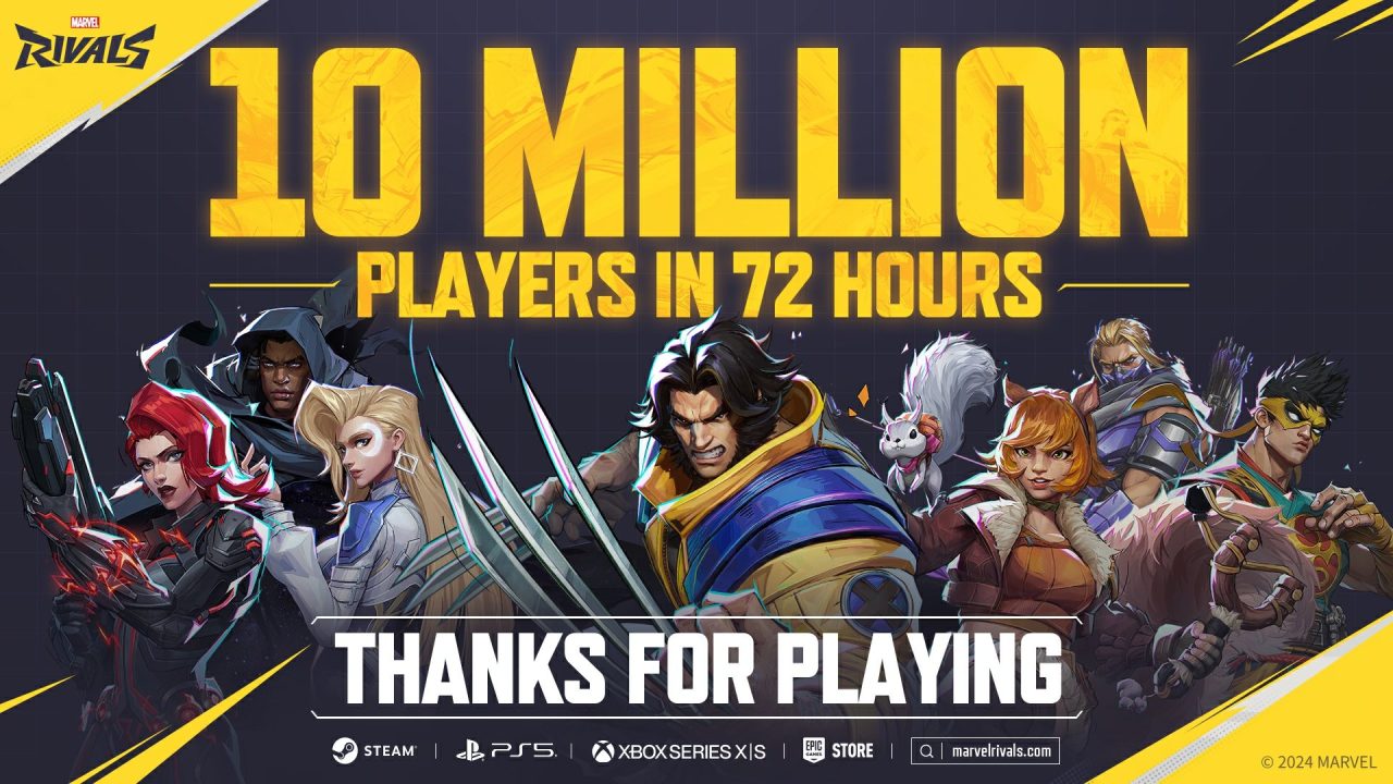Marvel Rivals Has Reached 10 Million Players In Just 3 Days
