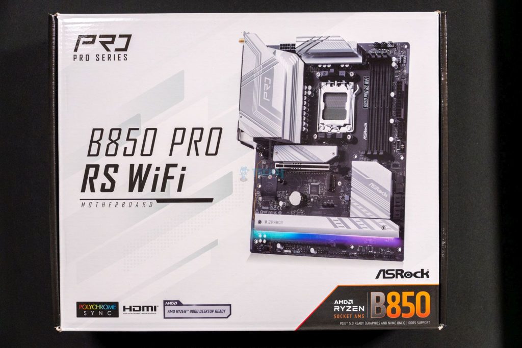 ASRock B850 Pro RS WiFi — Box Front