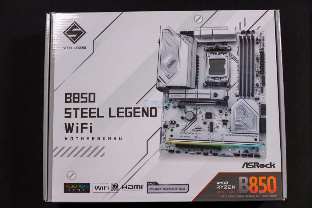 ASRock B850 Steel Legend WiFi- Box Front