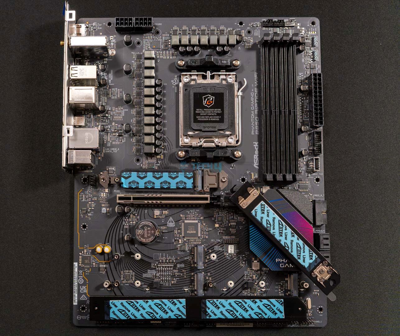 Naked motherboard