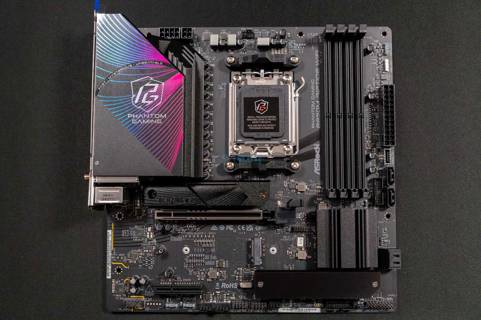 ASRock Phantom Gaming B850M Riptide WiFi main design