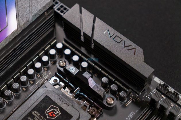 ASRock Phantom Gaming X870E Nova - VRM Heatsink Top