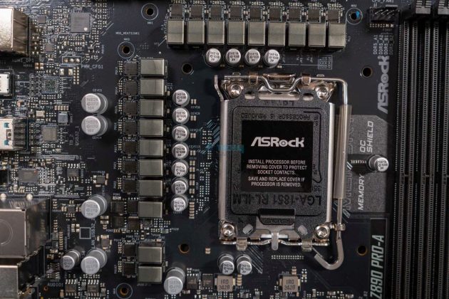 ASRock Z890 Pro A - VRM Structure