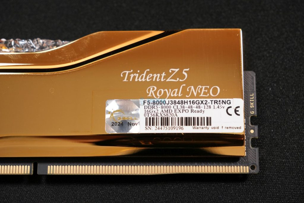 G. Skill Trident Z5 Royal Neo DDR5-8000 CL38 sticker 