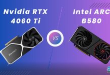 ARC B580 Vs RTX 4060 Ti