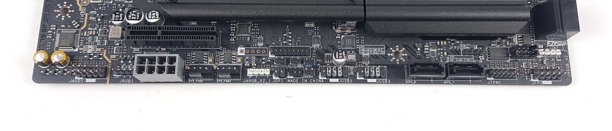 MSI MAG B860 Mortar WiFi - Motherboard Connections Bottom