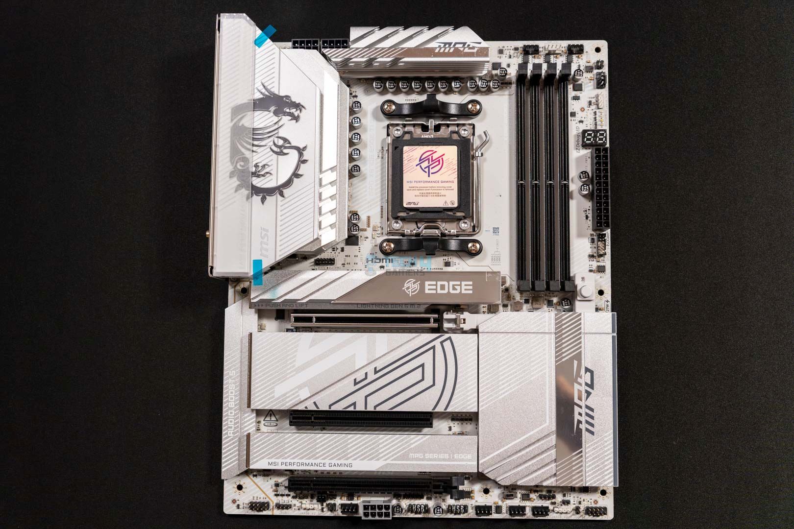 Front View of Motherboard (Image credit: Tech4Gamers)