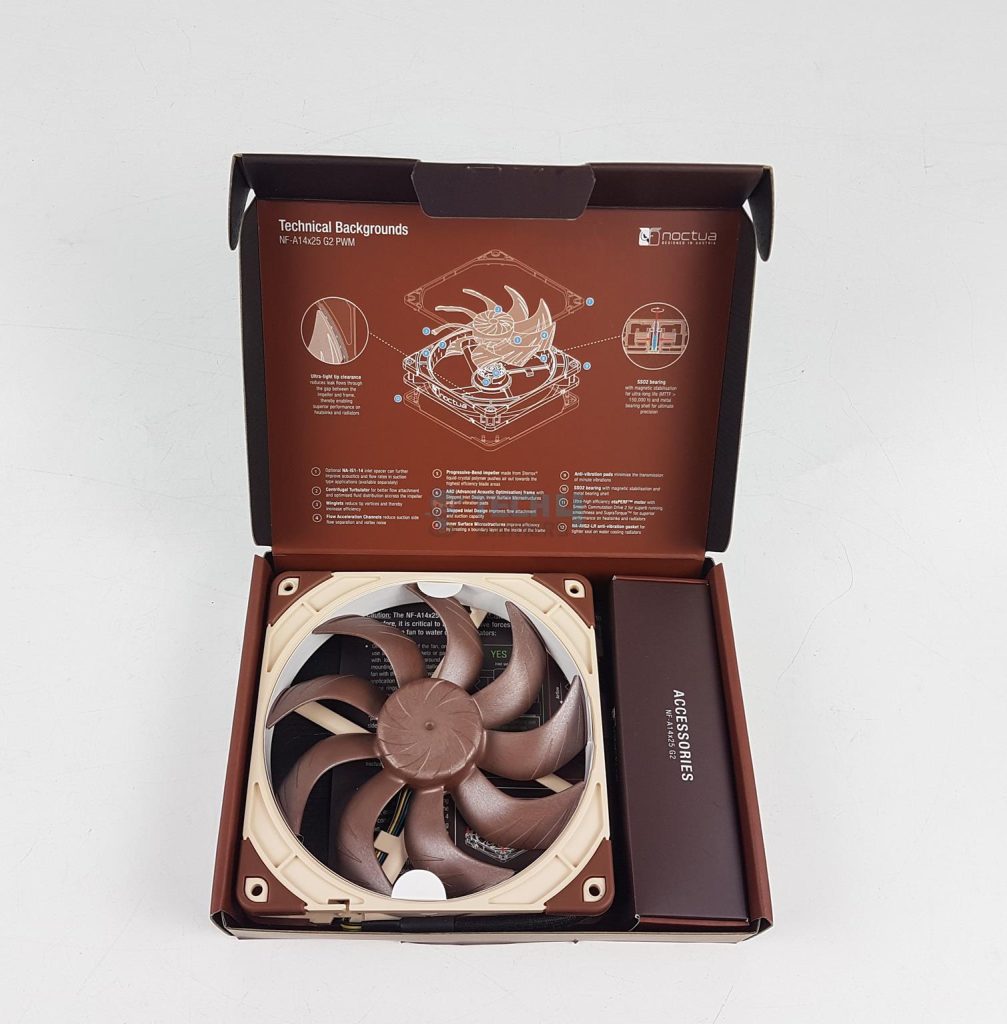 Noctua - NF-A14x25 G2 PWM - Inside Packing Box