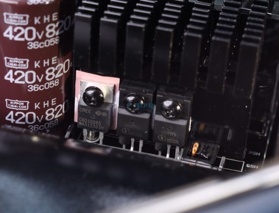 Seasonic TX-1600 Noctua Edition Titanium - 5 - Interleaved PFC MOSFETs & Boost Diode