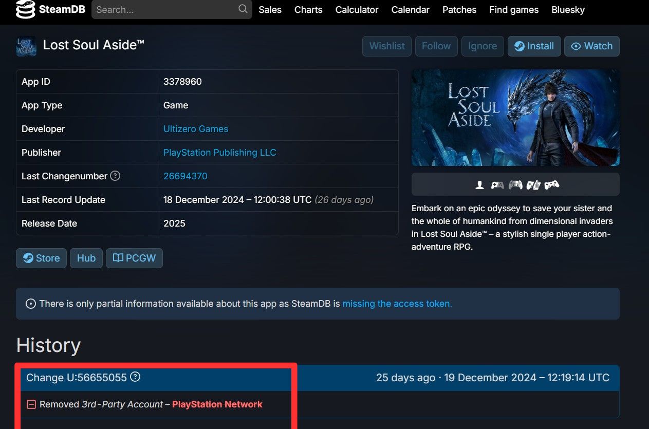 Lost Soul Aside Steam