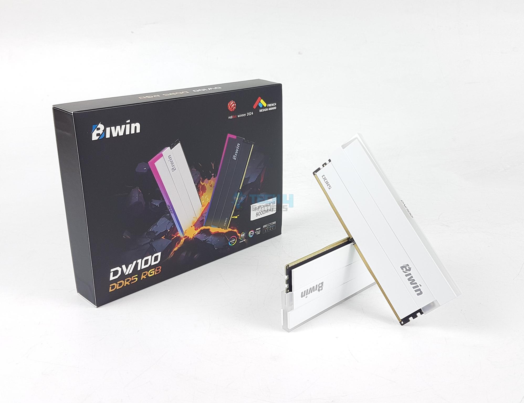 BIWIN DW100 RGB 32GB DDR5 8000MHz CL36 kit - Unboxed