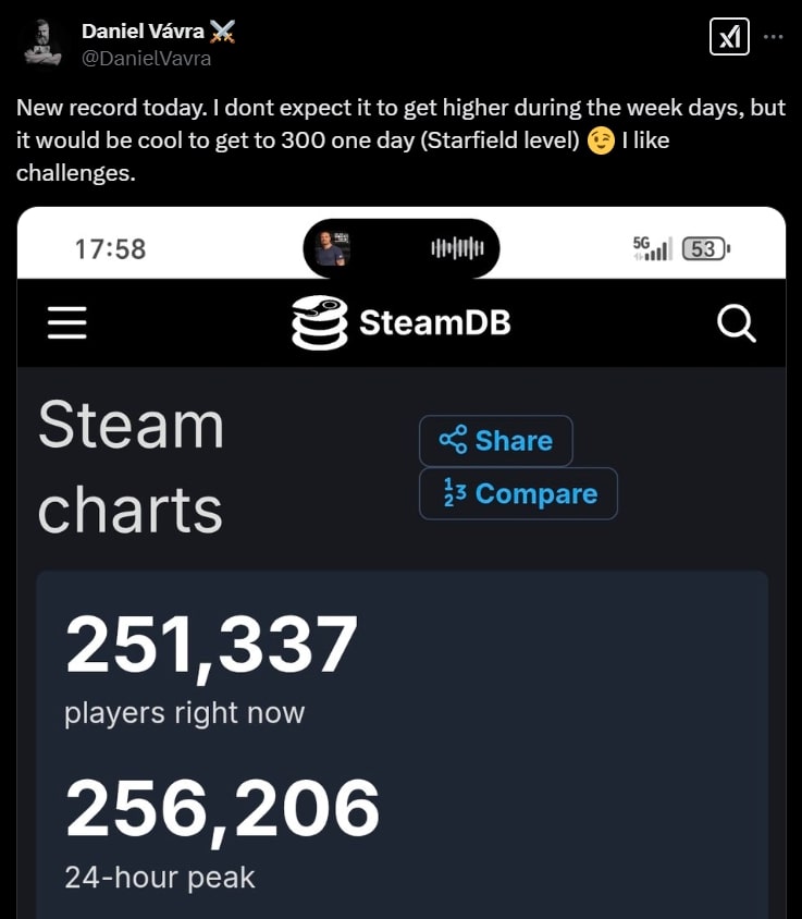 kcd 2 dev playercount