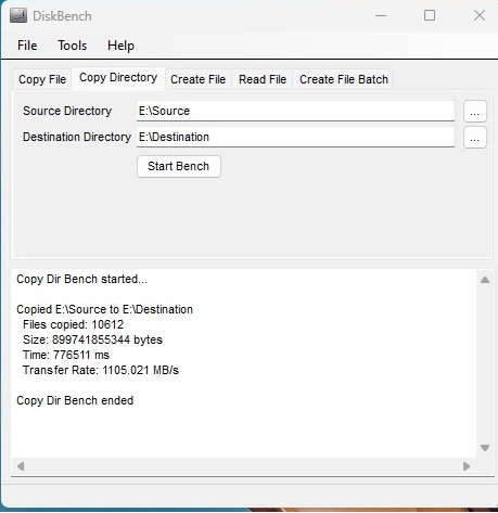 Netac NV7000-Q 2TB — DiskBench Copy Dir 944GB