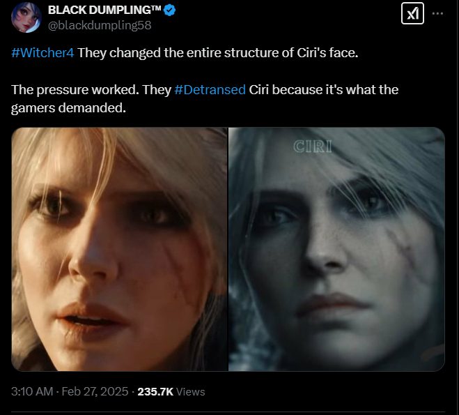 ciri facial model changed