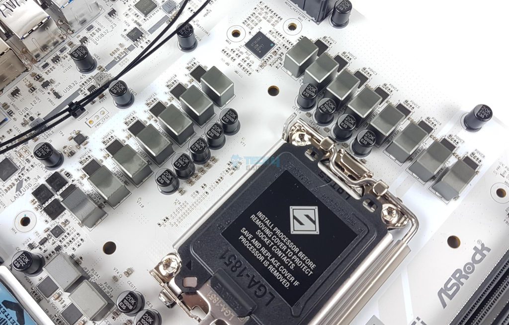 ASRock B860 Steel Legend WiFi — VRM Cicuit 1024x65