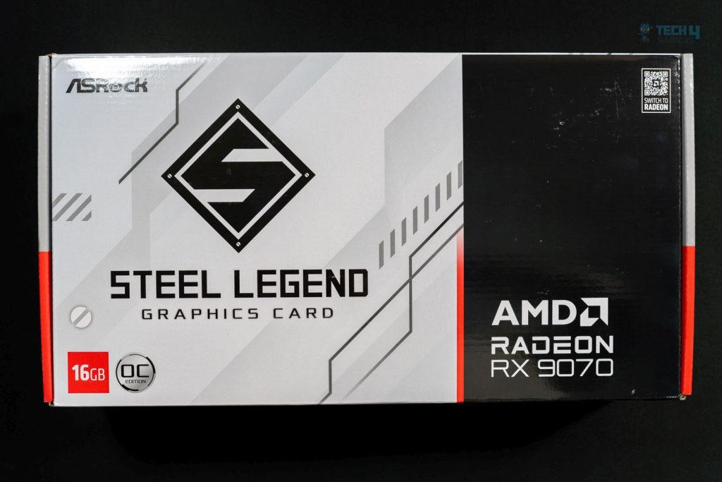 ASRock Radeon RX 9070 Steel Legend 16GB - Box Front