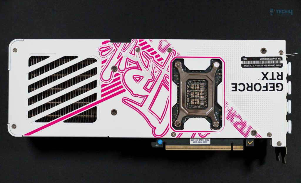 Colorful iGame GeForce RTX 5070 Ultra Back Plate