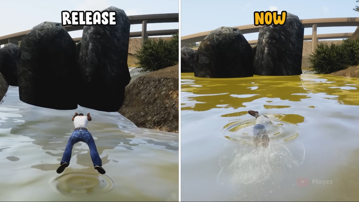 GTA Trilogy v1.112 Patch Swim Bug Fixed