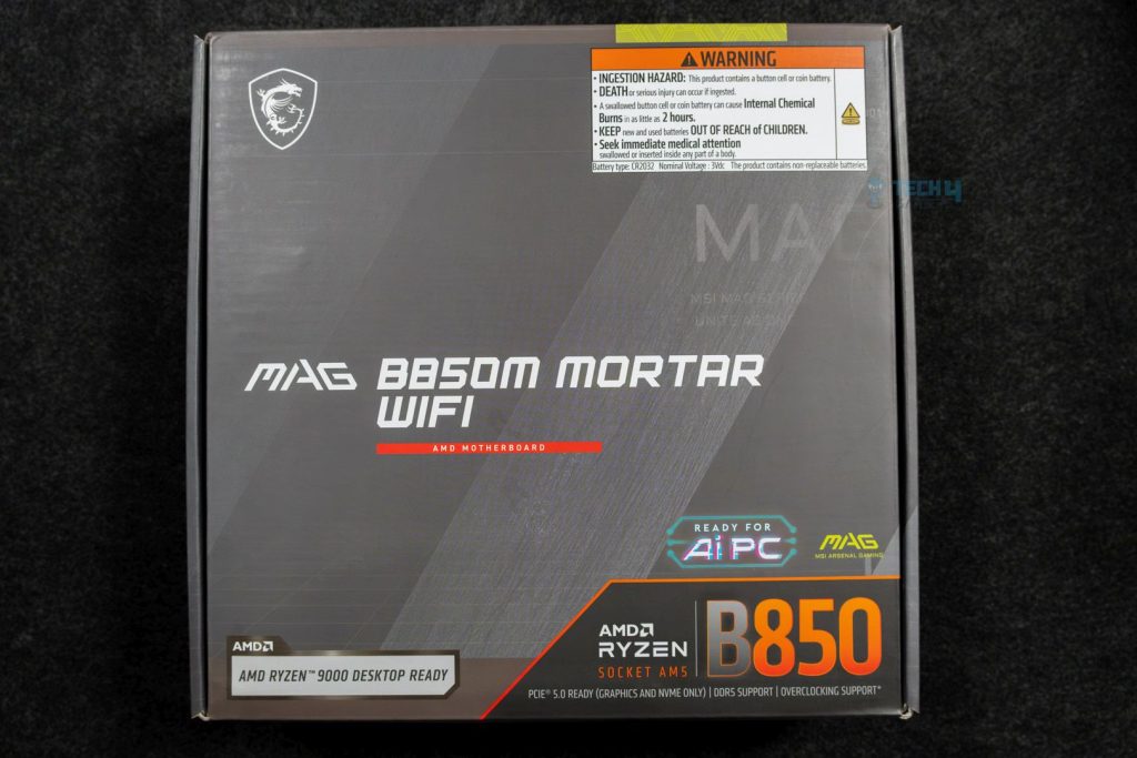 MSI MAG B850M Mortar WiFi - box front