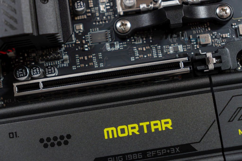 MSI MAG B850M Mortar WiFi - PCIe slot