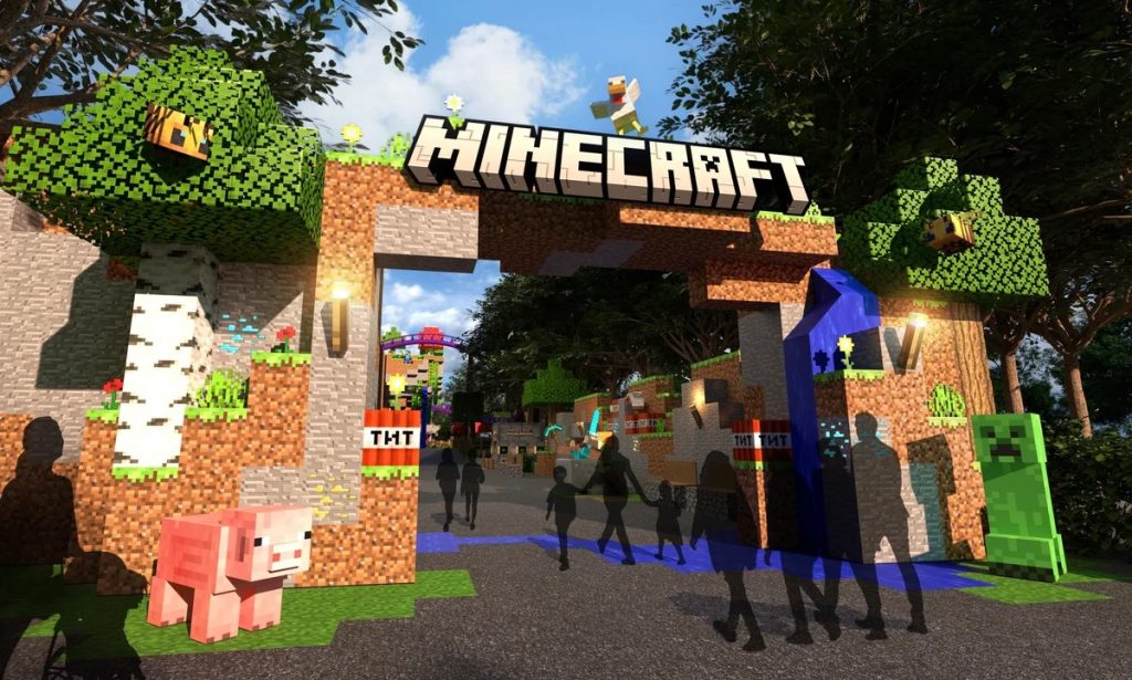 Minecraft Theme Park