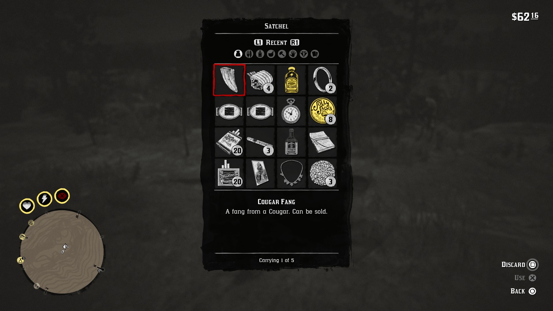 RDR2 Inventory