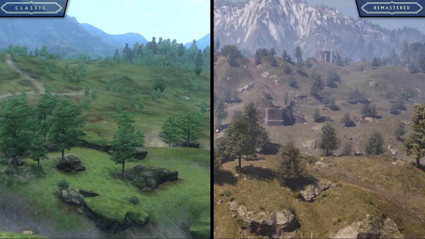 Oblivion Remastered Before Vs After
