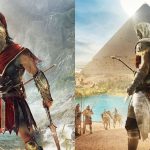 Assassin's Creed Origins Odyssey collage