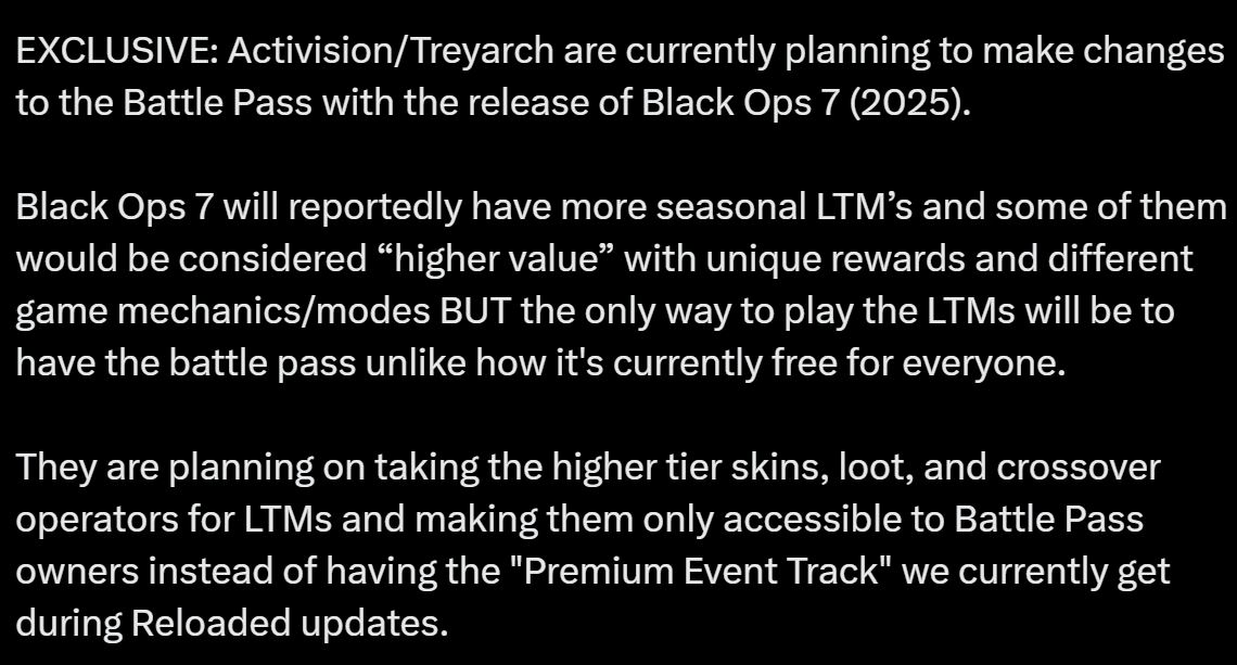Call of Duty Limited Time Mode