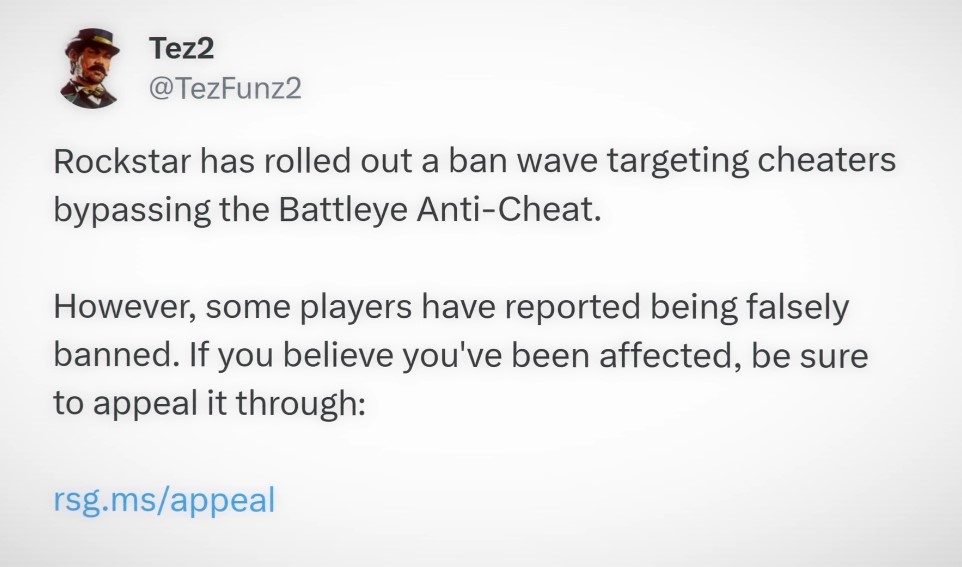 GTA 5 Online False Bans
