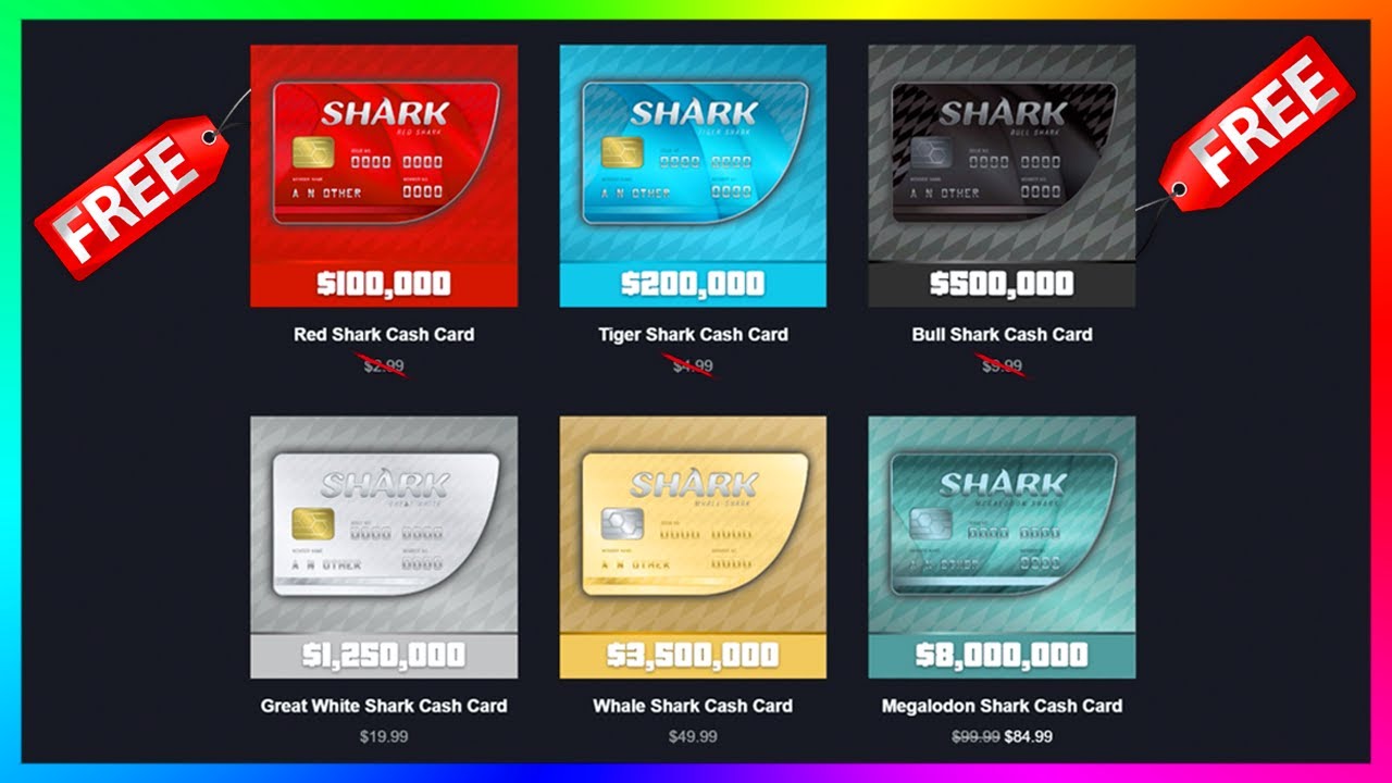 GTA V Online Shark Cards