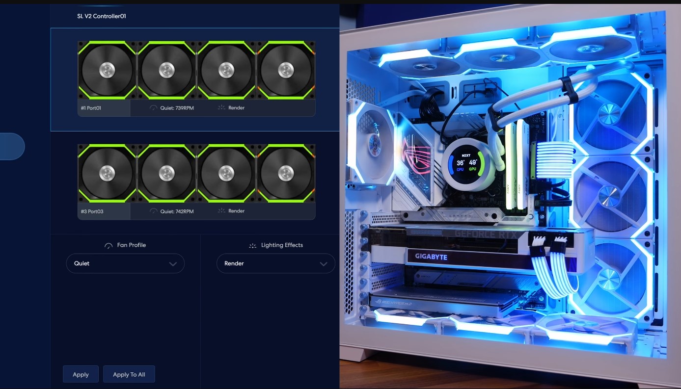 Lian Li Uni SL Wireless Fans