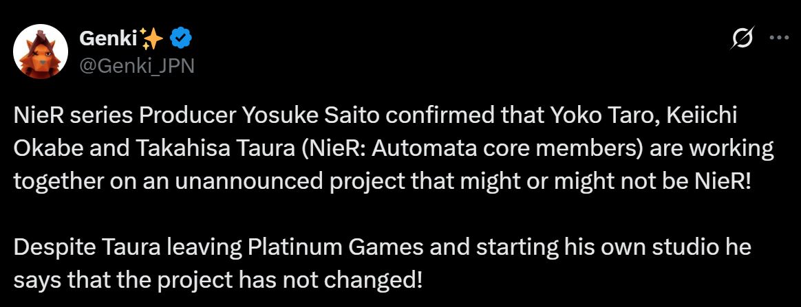 Nier Automata Sequel