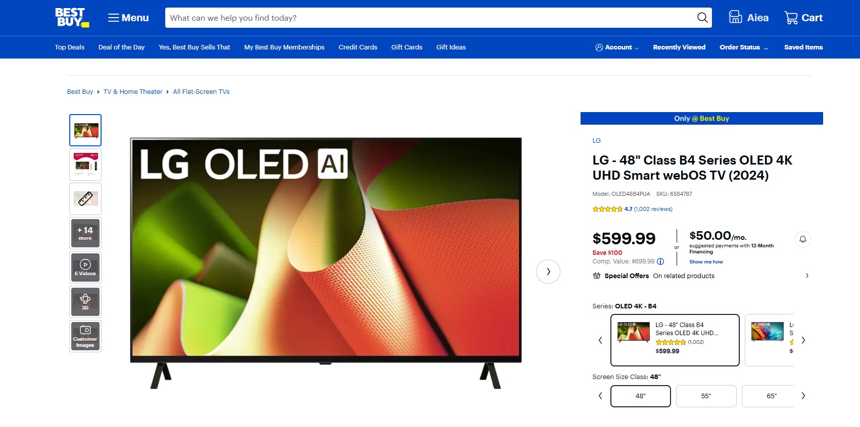 OLED TV Price
