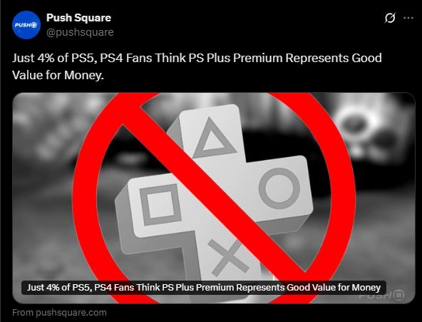 PS Plus Not Worth
