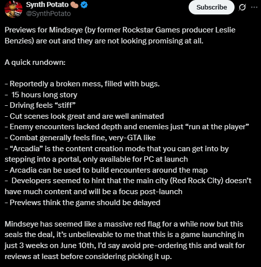 mindseye previews 