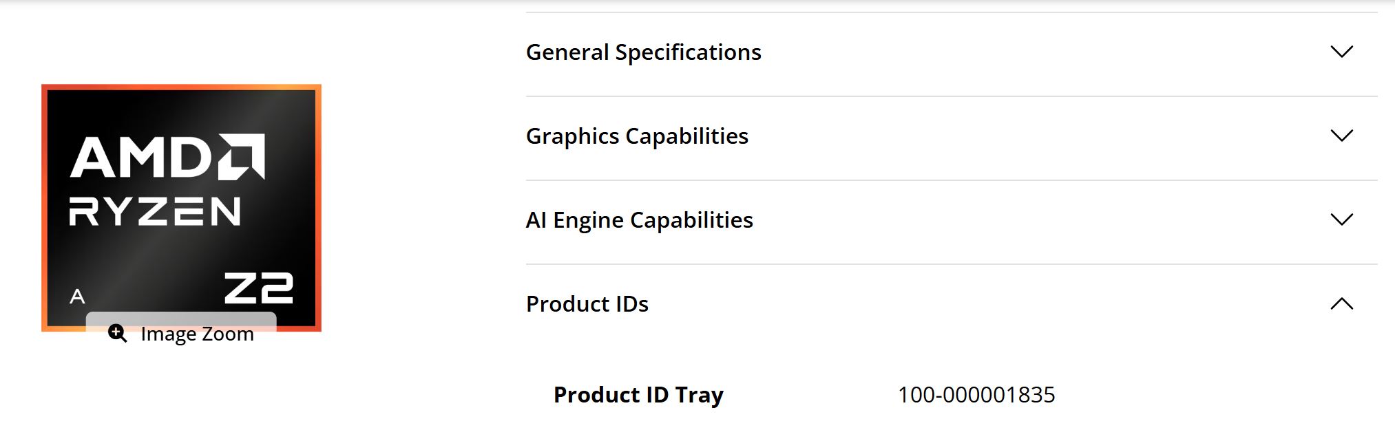 AMD Ryzen Z2A