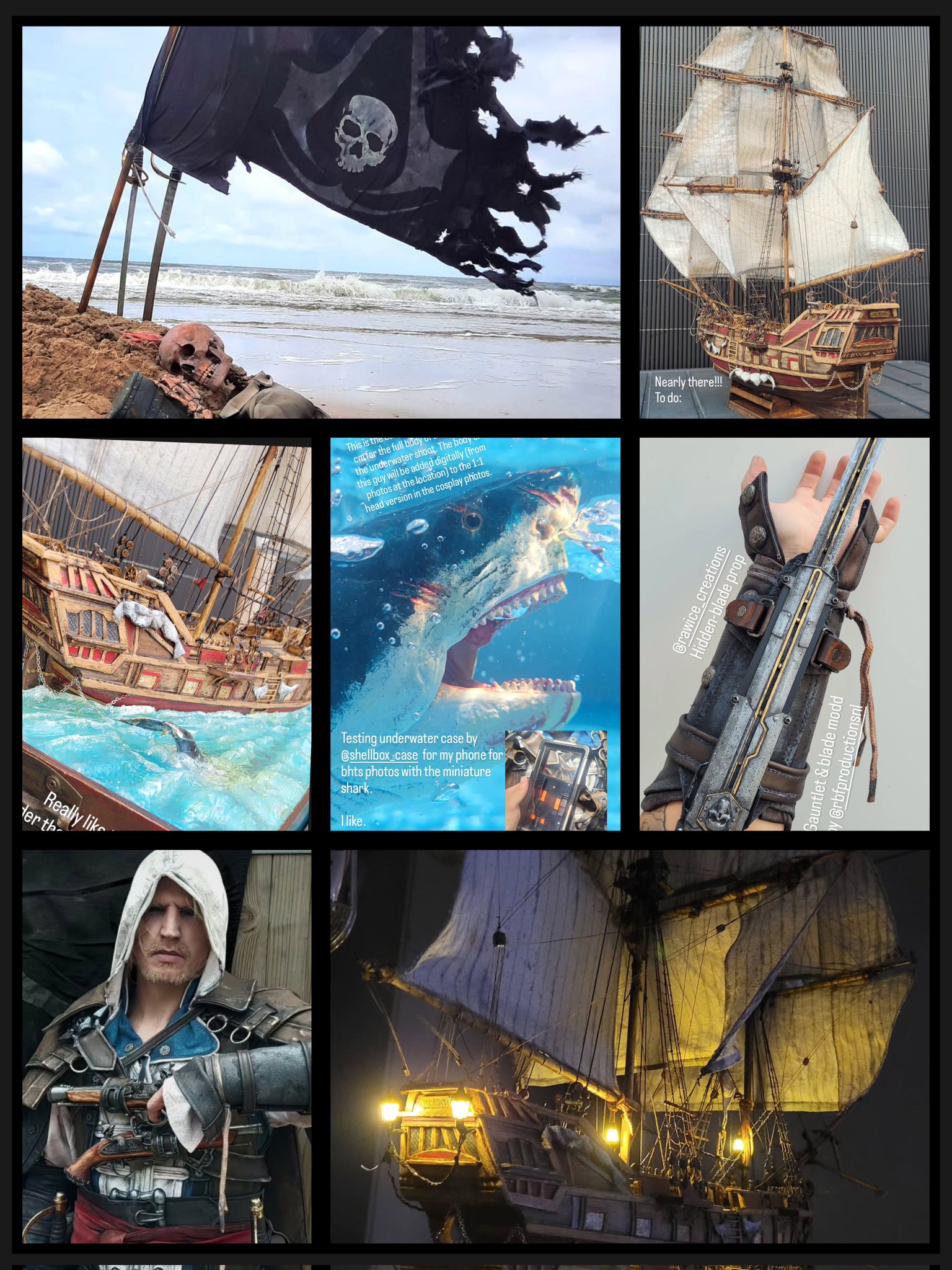 Assassin's Creed 4 Black Flag Remake Teaser Props And Cosplay