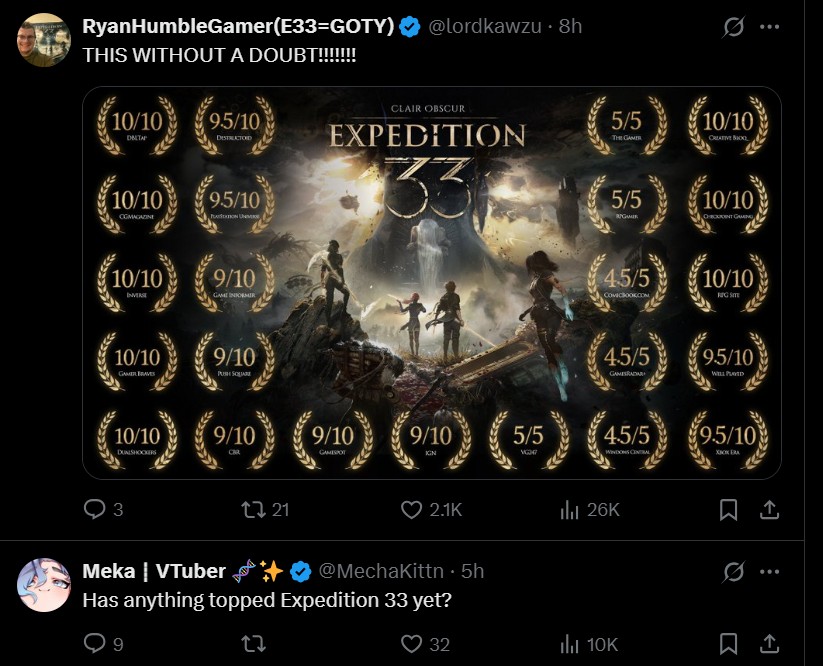 E33 GOTY Comments 2