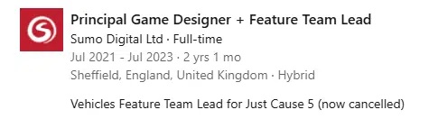 Just Cause 5 Development