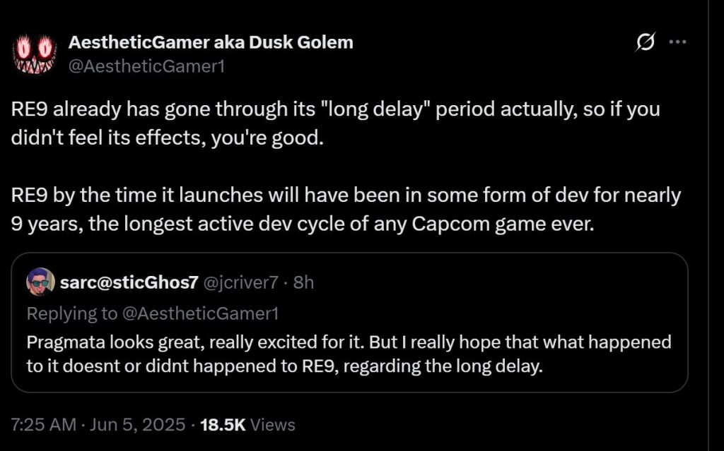 Resident Evil 9 Said To Have Longest Development Cycle of Any Capcom ...