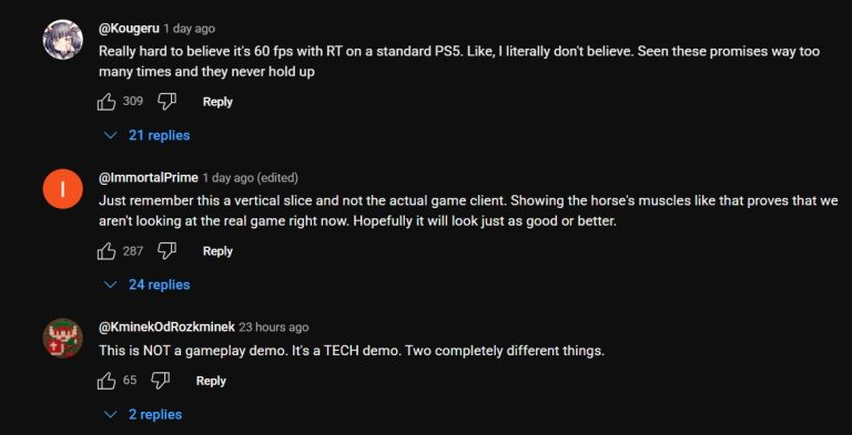 The Witcher 4 Fans Are Upset With New Gameplay Just Being A Tech Showcase